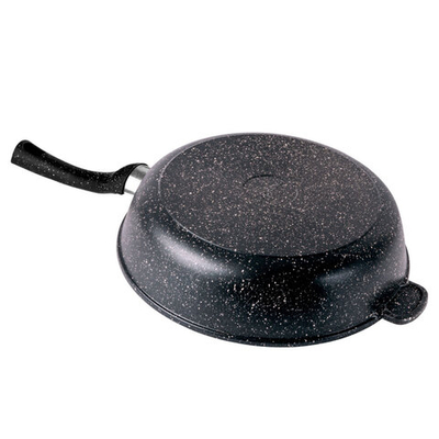 Сковорода 28см высота 7см Гранит с несъемной ручкой, с2851аг