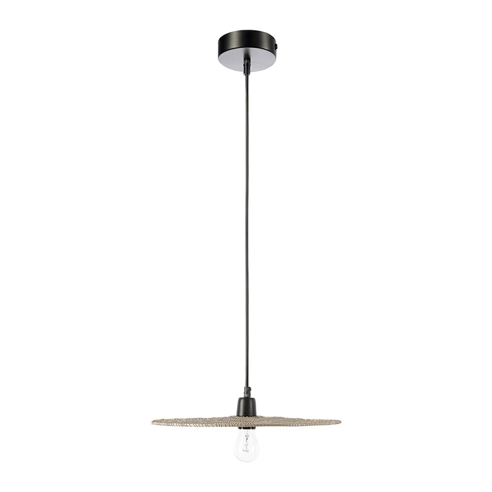 Светильник подвесной Vinger, Ø38х8 см, бежевый