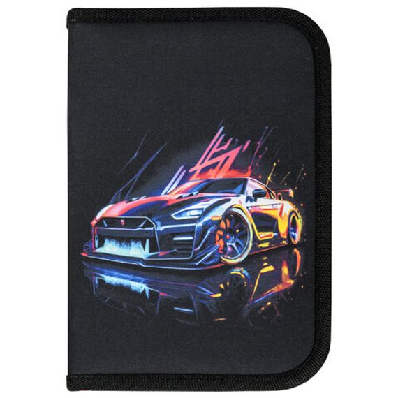 Penal \ Pencil case\ Пенал BRAUBERG, 1 отделение, , 21х14 см, 272329