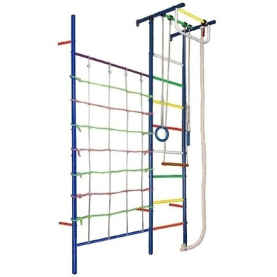 Детский спортивный комплекс ДСК Junior с сеткой+турник узкий хват