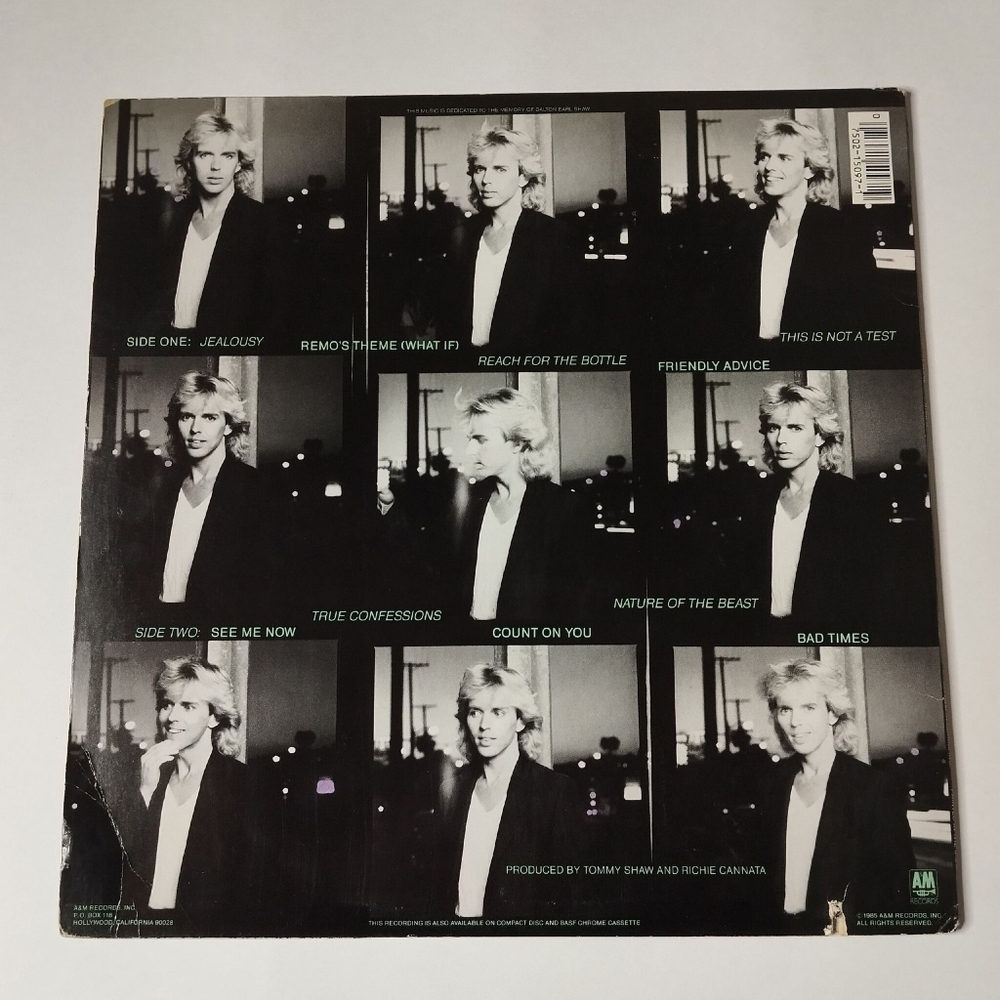 Винтажная виниловая пластинка LP Tommy Shaw What If (USA 1985)