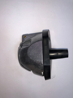 Розетка фаркопа GRUND 7 контактная с пыльником СИЛУМИНОВАЯ 12 V (контакты: латунь)