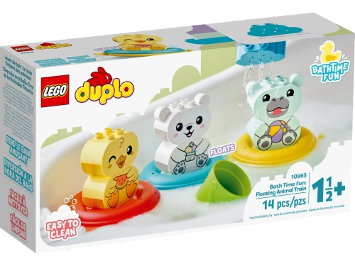 Конструктор LEGO Duplo 10965 Моя первая забава в ванной: поезд с плавающими животными