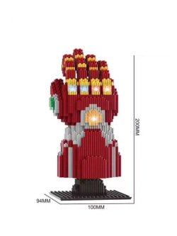 Конструктор мини блоки Перчатка железного человека 948 дет