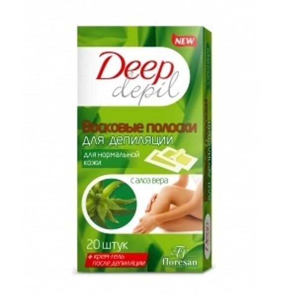 Floresan Deep Depil Восковые Полоски для депиляции