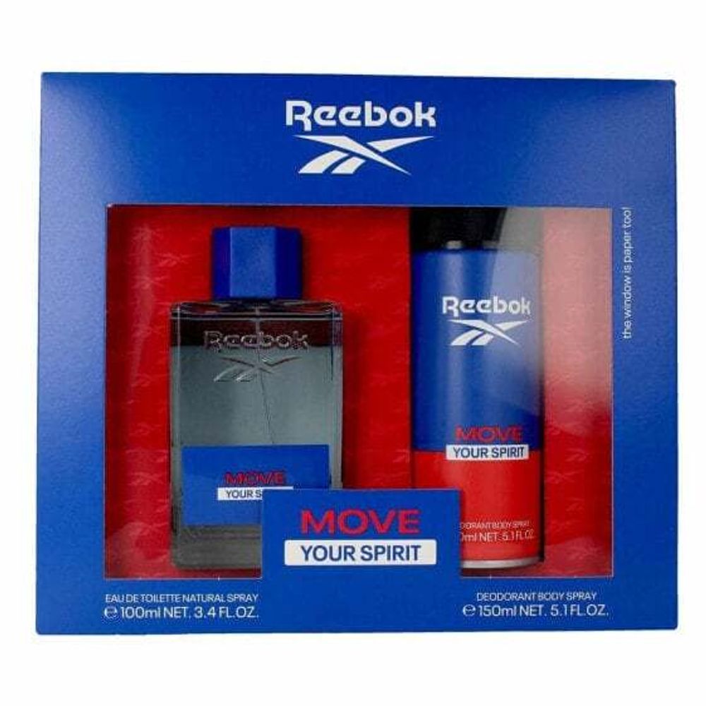 Парфюмированная косметика Мужской парфюмерный набор Reebok Move Your Spirit (2 pcs)