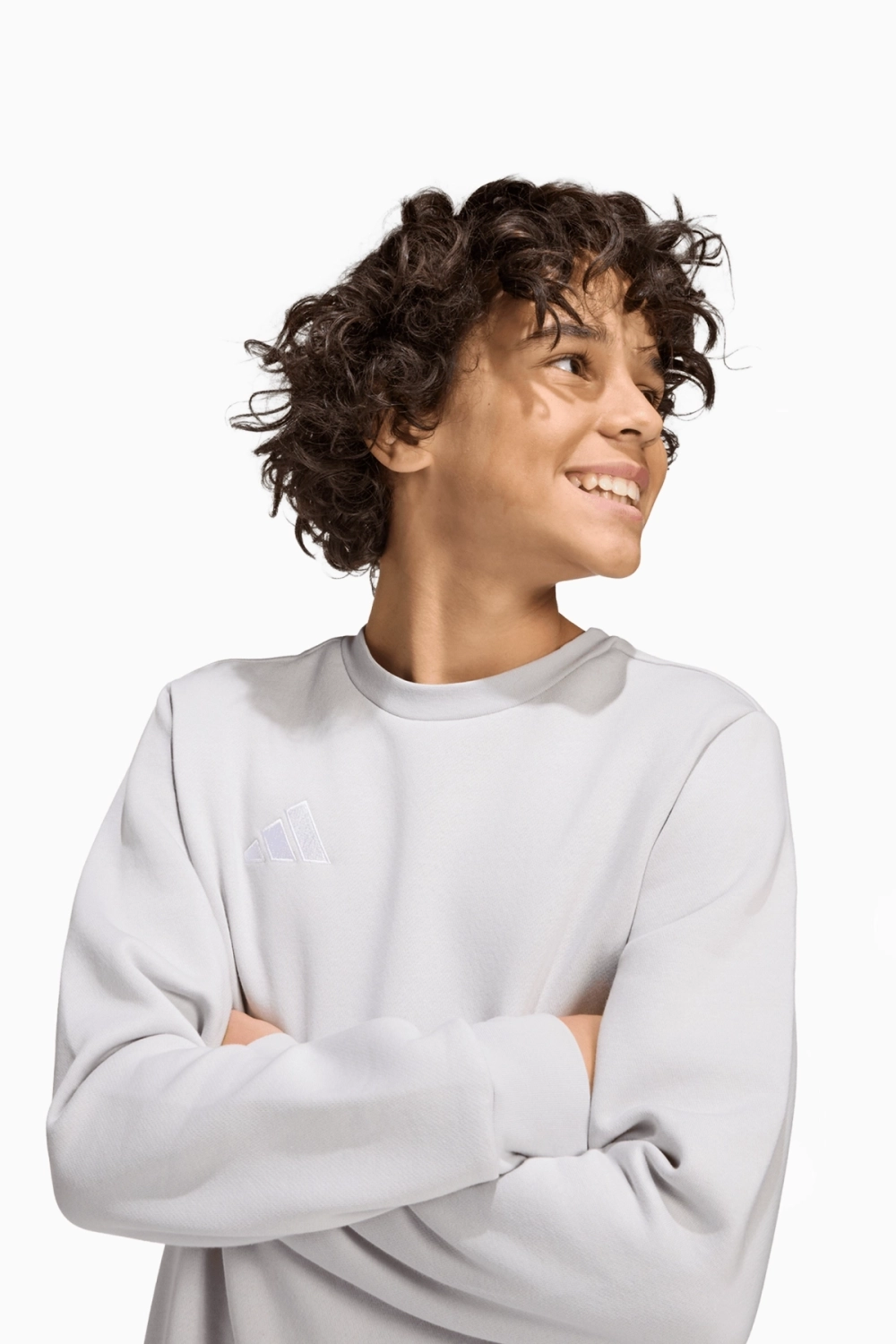 Кофта adidas Entrada 26 Sweat Junior - серый