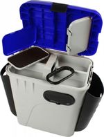 Ящик рыболовный зимний SALMO 2-х ярусный с пластиковыми карманами