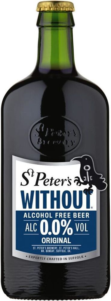 Пиво Сейнт Питерс Визаут Ориджинал / St Peters Without Original Alcohol Free 0.5 - стекло