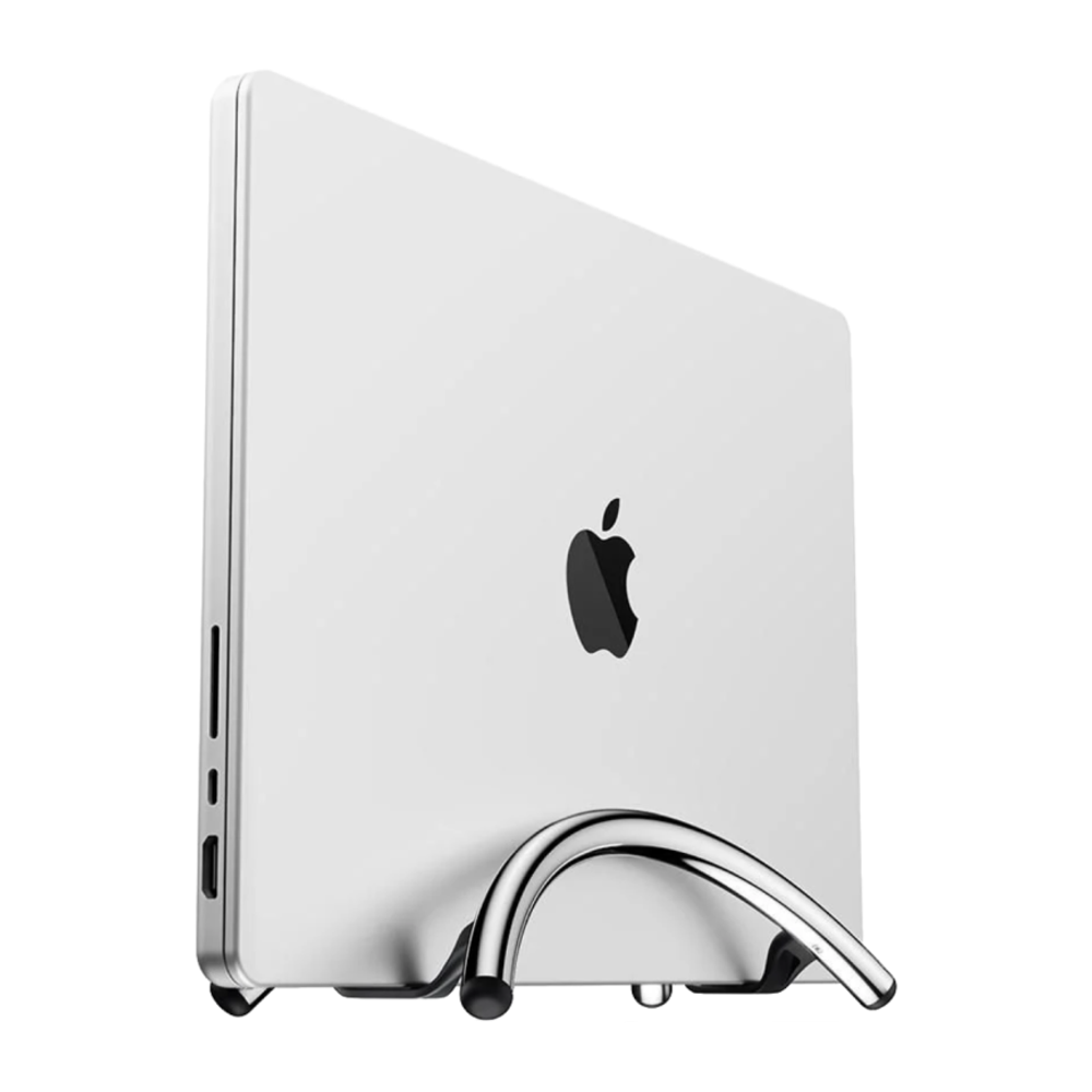 Вертикальная металлическая подставка Twelve South BookArc Flex для MacBook Pro 14–16" Подставка из алюминия с силиконовыми подкладками