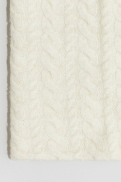 H&M Снуд плетеный, кремовый