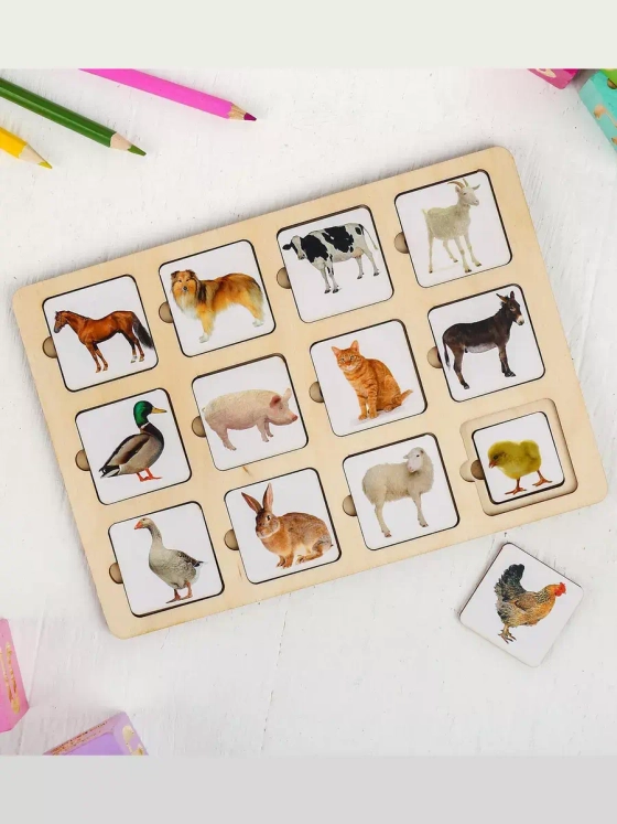 Дидактическая игра Секретики Ферма П202