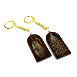 Авто-брелок "Лада" обсидиан