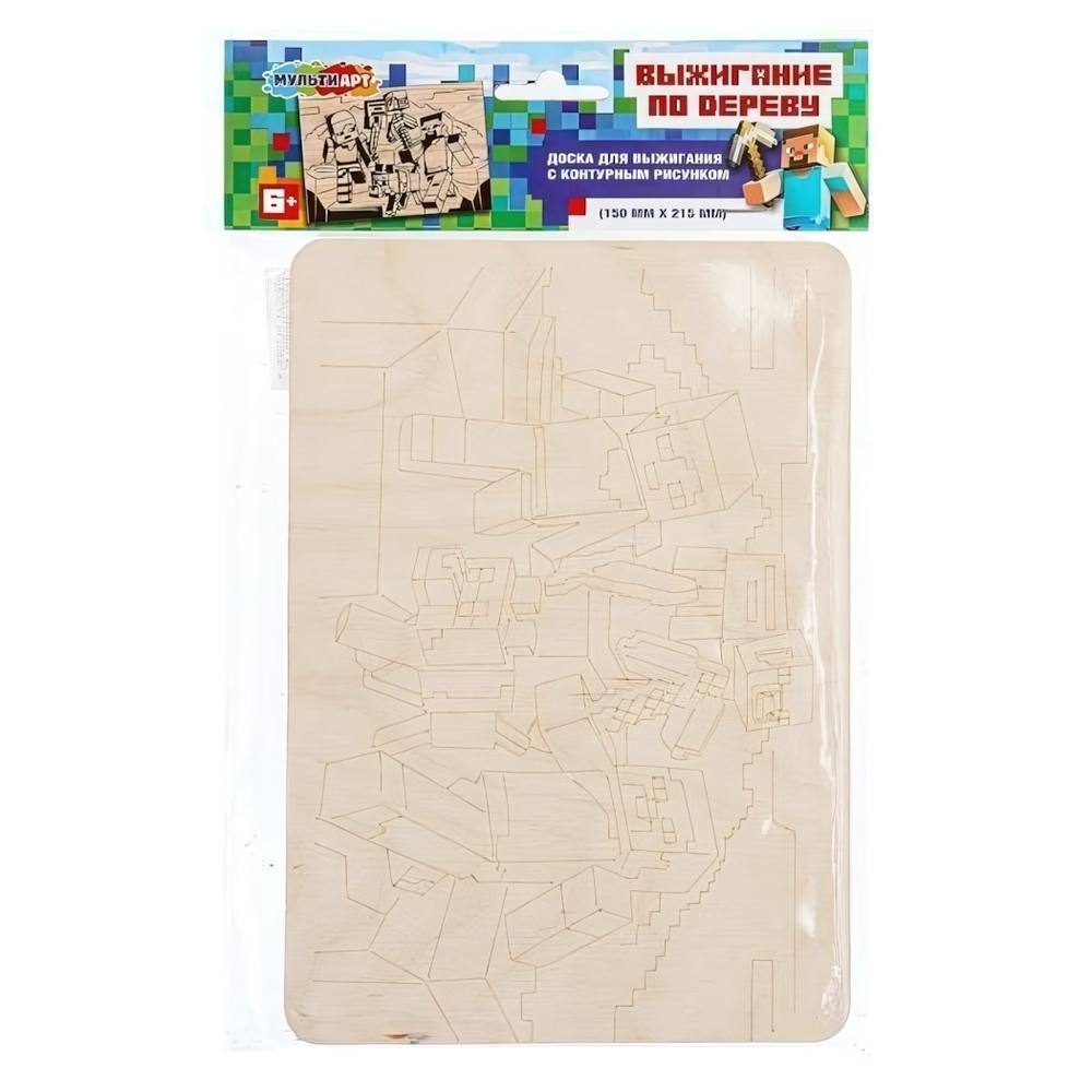 Доска для выжигания "Майнкрафт" DVMN-120425 (Мультиарт)