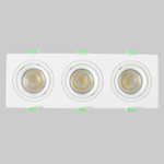 Встраиваемый светильник Crystal Lux CLT 002C3 WH V2