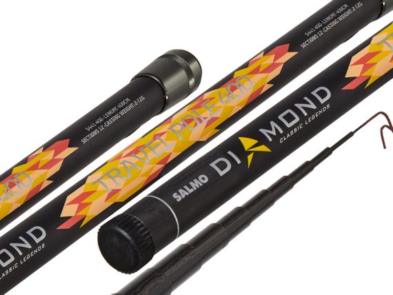 Удилище поплавочное без колец Salmo Diamond TRAVEL POLE 4.00