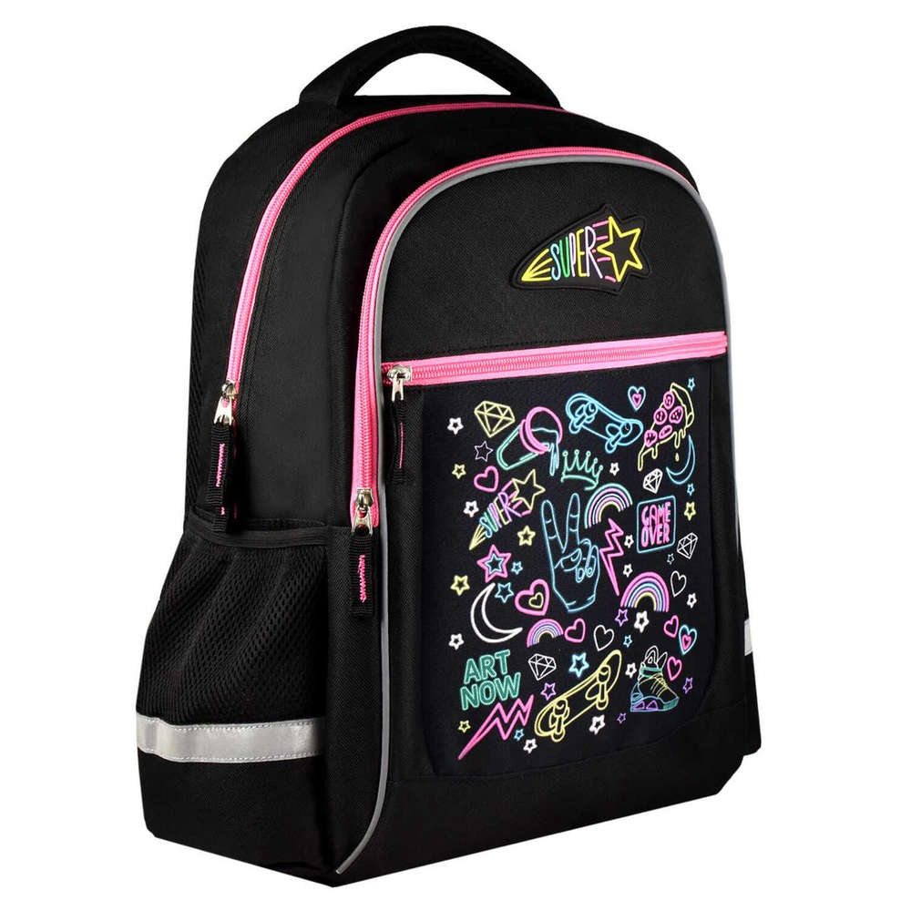 Рюкзак 1 отд. 31х42х15см, формоуст.спинка "Стрит арт" (Феникс+)