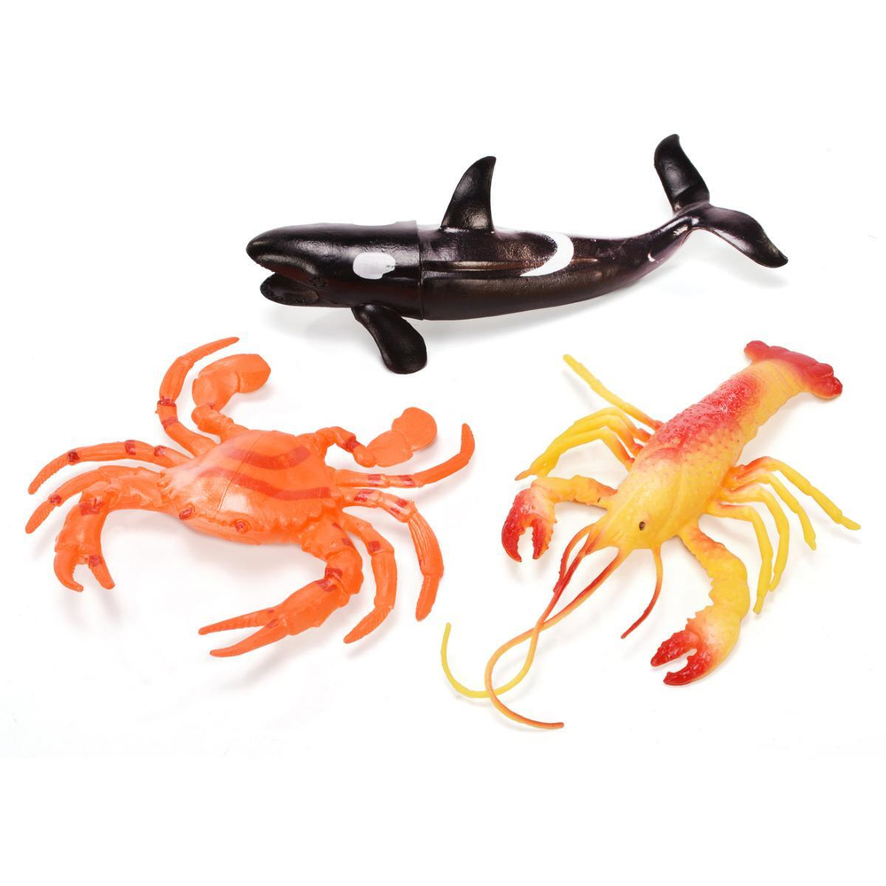 Набор морских животных 6шт, пакет YL1328-52