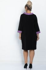 Платье Жемчужина (черно-сиреневое) П11422 LT Collection