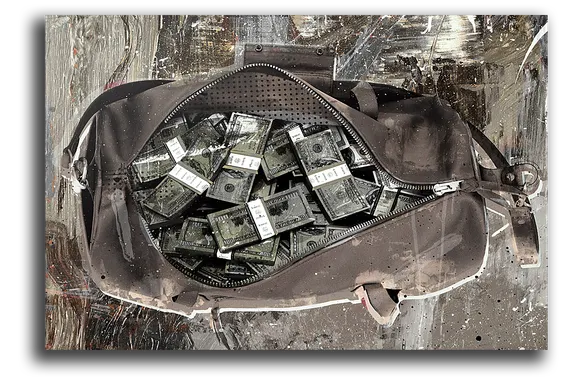 Постер "Сумка с деньгами"