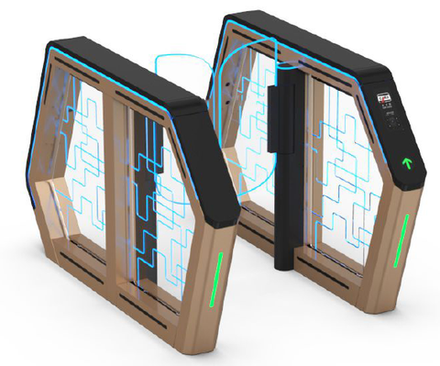 Распашной турникет AV.SG.6627