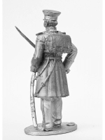 Оловянный солдатик Обер-офицер пеших полков Симбирского ополчения, 1812-1813 гг.