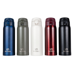 Термокружка Relaxika 701 (0,48 литра), бордовая