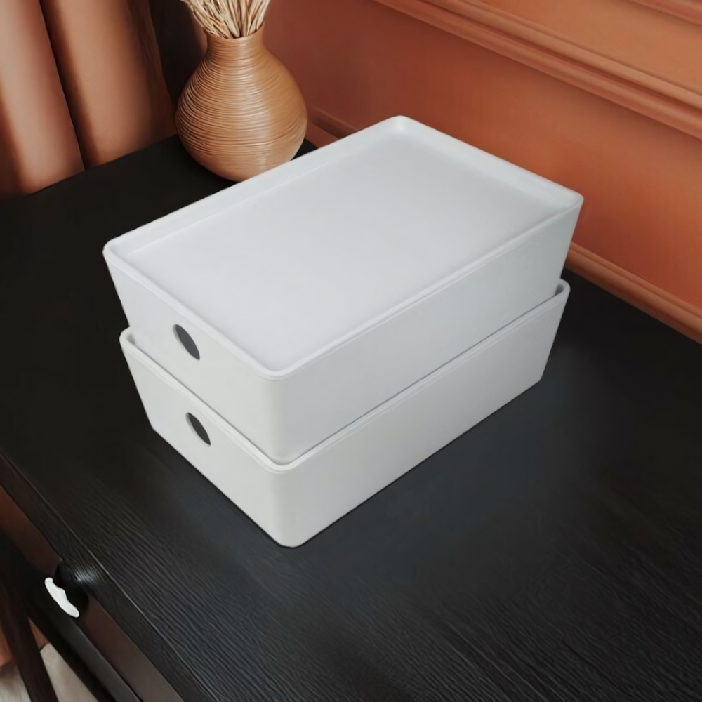 Контейнер VERSA S, 3 л. с крышкой, цвет белый