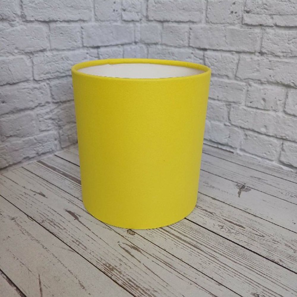 Коробка БЕЗ КРЫШКИ 16*16 РОМАШКОВЫЙ МАТОВАЯ