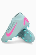 Бутсы Nike Mercurial Superfly 10 Club FG/MG Junior - голубой