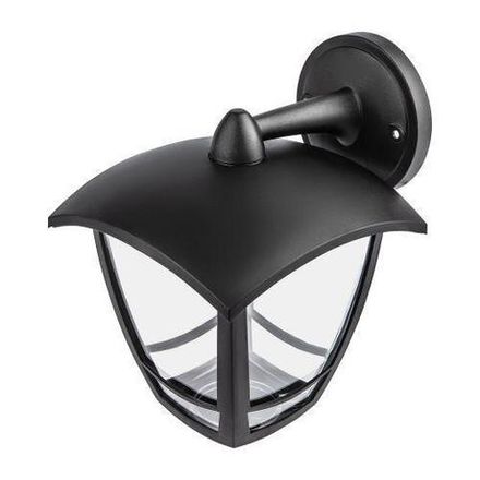 Светильник садово-парковый 4гран. черн. настенный вниз E27 IP44(У1) НБУ 07-40-002 "Дели 2" ЭРА Б0051186