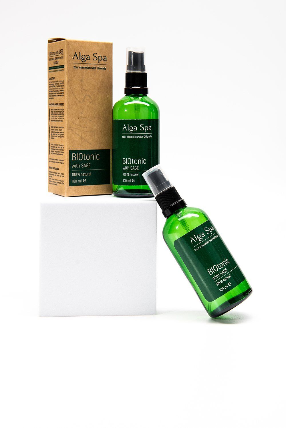 БИОтоник с эфирным маслом шалфея, pH 7 100мл ( ALGA SPA)