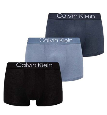 Мужские спортивные боксеры Calvin Klein Trunk Ultra-Soft Modern 3P - разноцветный