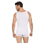 Мужской комплект: классическая майка и трусы-боксеры (Размер: XL) (Цвет: белый)