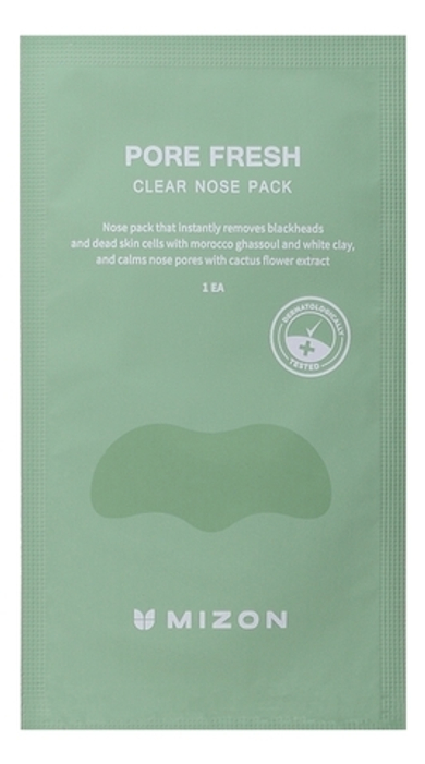 MIZON Патчи для носа очищающие- Pore Fresh Clear Nose Pack , 1шт
