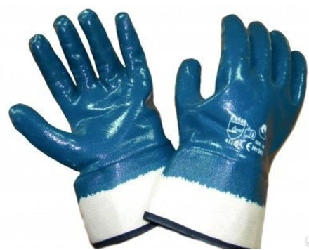 Перчатки маслобензостойкие синие 12/60пар