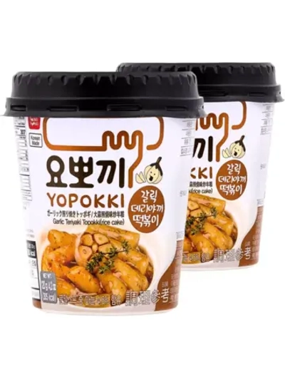 Рисовые клецки Токпокки с соусом терияки-чеснок 120 г * 2 шт