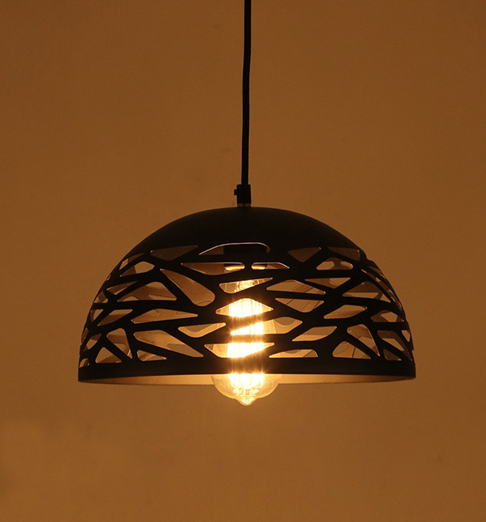 Pendant design lamp Kelly Cluster by Studio Italia Design (Black/hemisphere)