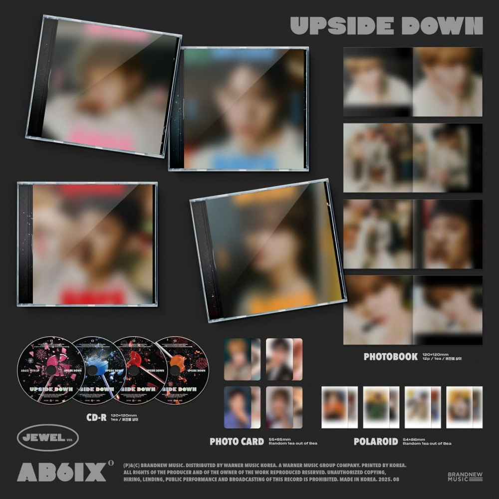 Альбом AB6IX - UPSIDE DOWN 10th EP Album JEWEL RANDOM Version