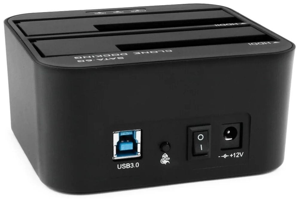 ВНЕШНИЙ БОКС EXTERNAL 2,5&quot;/3,5&quot; DOCKING STATION, AGESTAR 3UBT6-6G, FOR SATA 2 HDD, USB 3.0, EXT. PS, BLACK