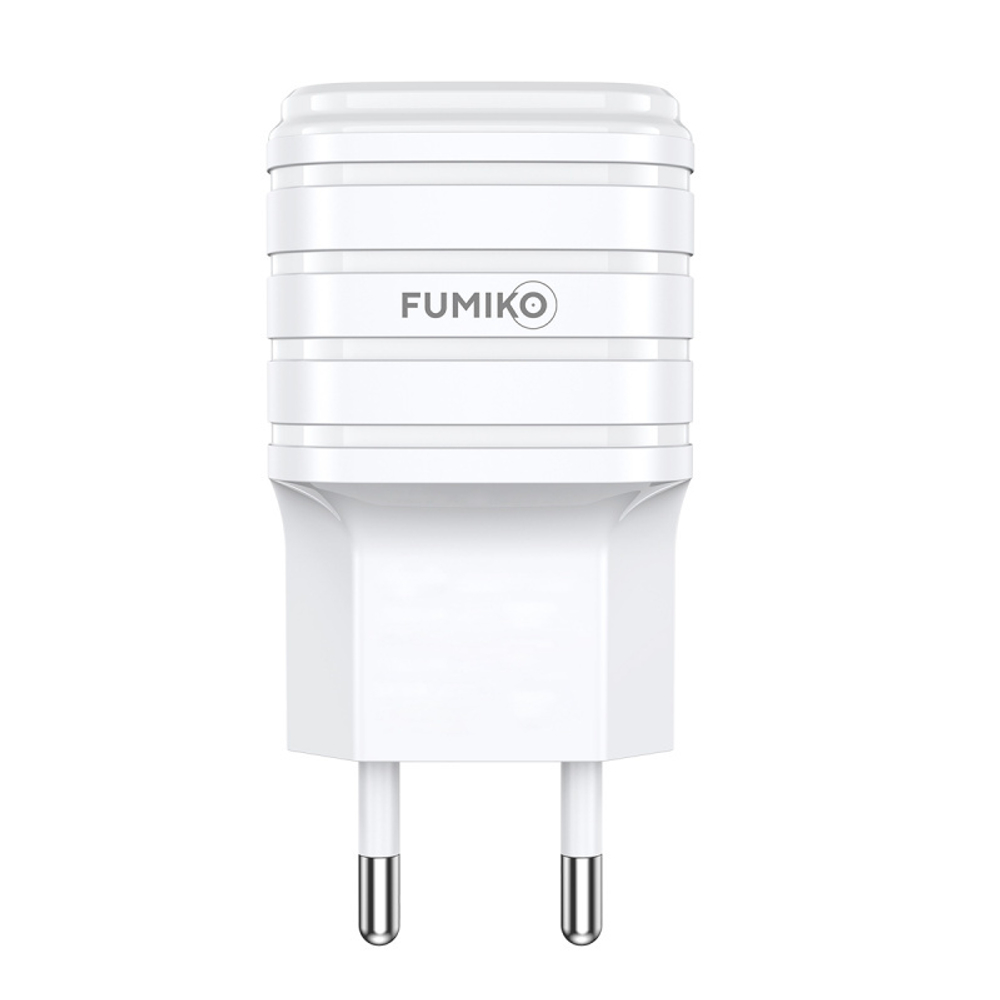 Сетевой блок питания FUMIKO CH16 1USB 2.4А белое