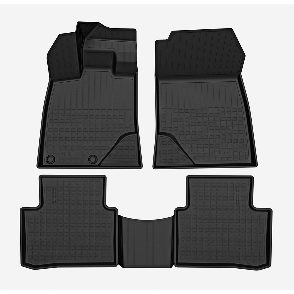 Ковры в салон Norplast для Peugeot 5008 III 2024-, Черный, 1,2 ряд, арт.NPA11-C64-540