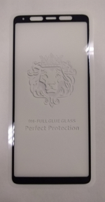 Защитное стекло "Полное покрытие" для Samsung A920F (A9 2018) Черный