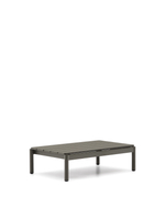 Журнальный столик Sorells из зеленого алюминия 57 x 91 см