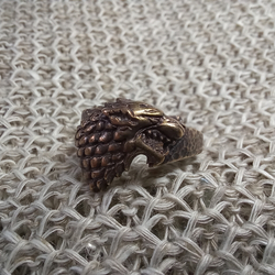 Кольцо. Герб Старков малое