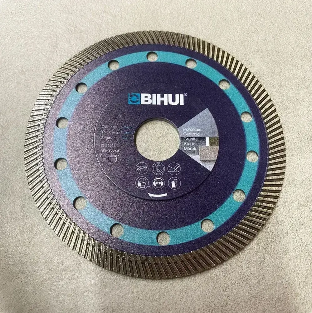 Алмазный диск BIHUI SUPER THIN TURBO, 125мм, Король дисков (1,2мм)