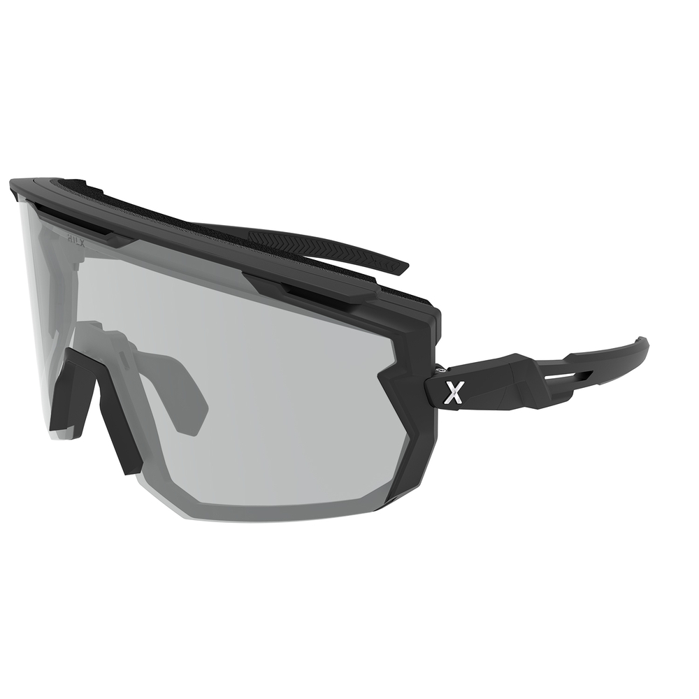 Спортивные очки с диоптриями HILX Samurai / Matt Solid Black / Black Polarized Lens + Clear Lens