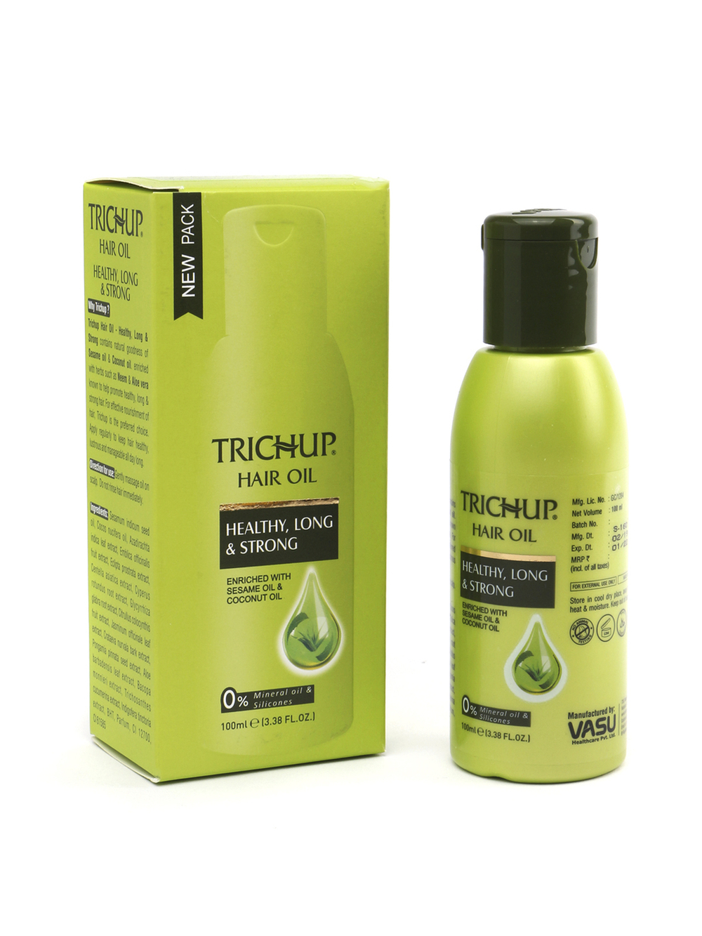 Масло для волос Vasu Trichup Healthy, Long & Strong Тричуп для роста и укрепление волос, 100 мл