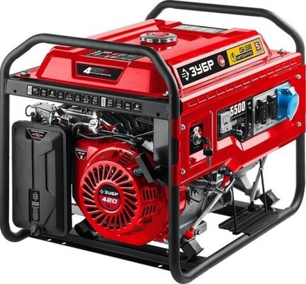 Генератор бензиновый ЗУБР СБА-5500 с автозапуском