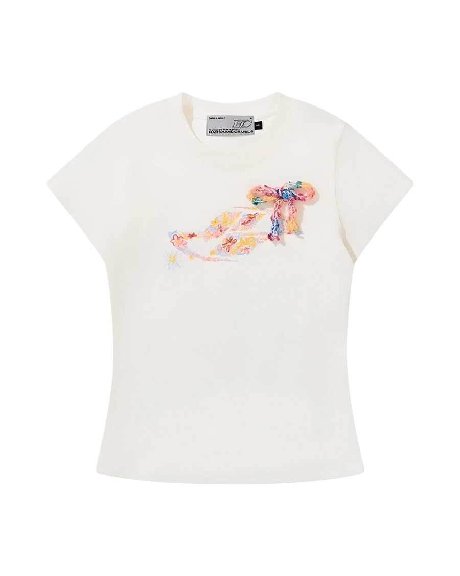 Женская футболка HARSHandCRUEL WMNS "Flowers" Crop Tee
